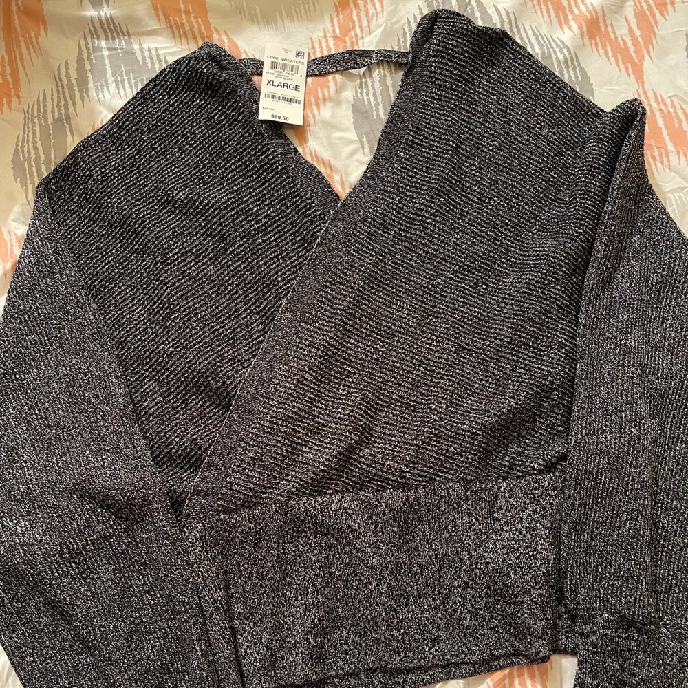 Inc black metallic Sweater